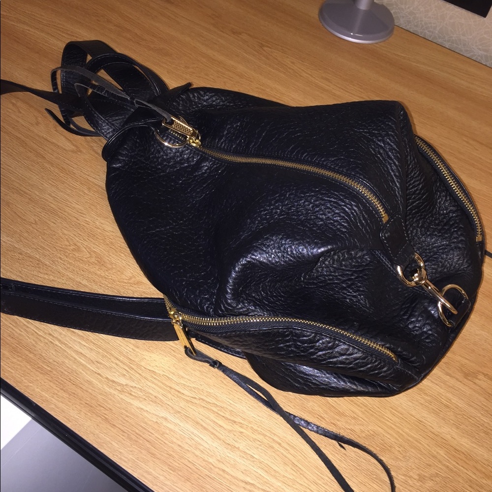 Medium Julian Pebbled Leather Backpack