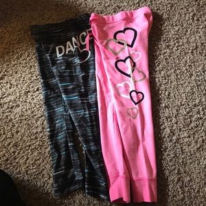 Pair of girls size 6 Justice pants