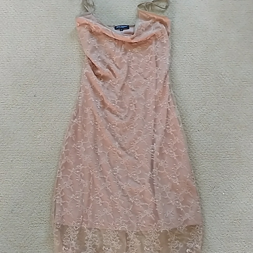 Vintage betsy johnson early nineties cream slip