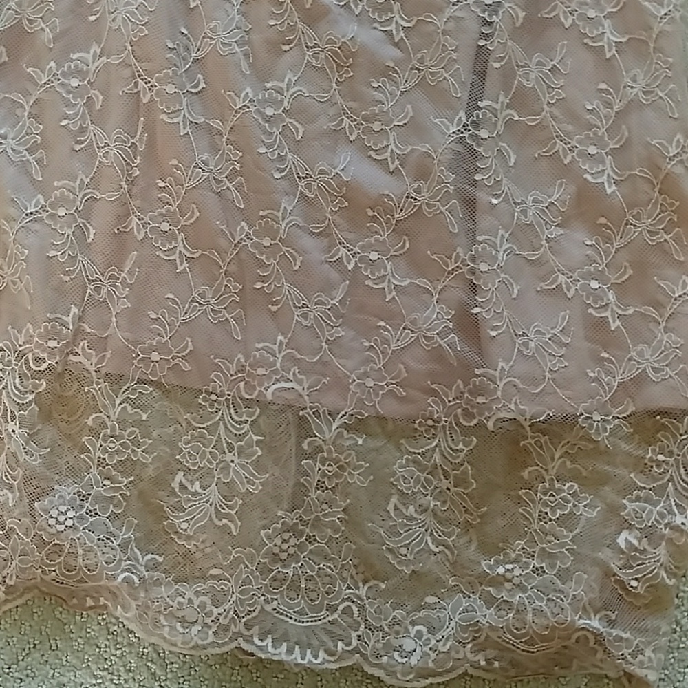 Vintage betsy johnson early nineties cream slip - Picture 2 of 3