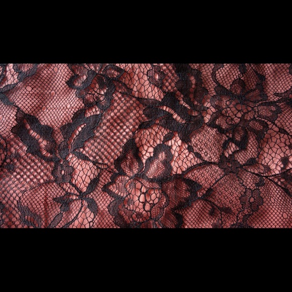 MNG Beautiful Red Black Lace Evening Gown Dress - Picture 5 of 7