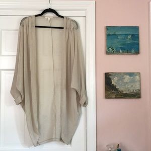 Tan Cocoon Sweater O/S Perfect for everyday wear