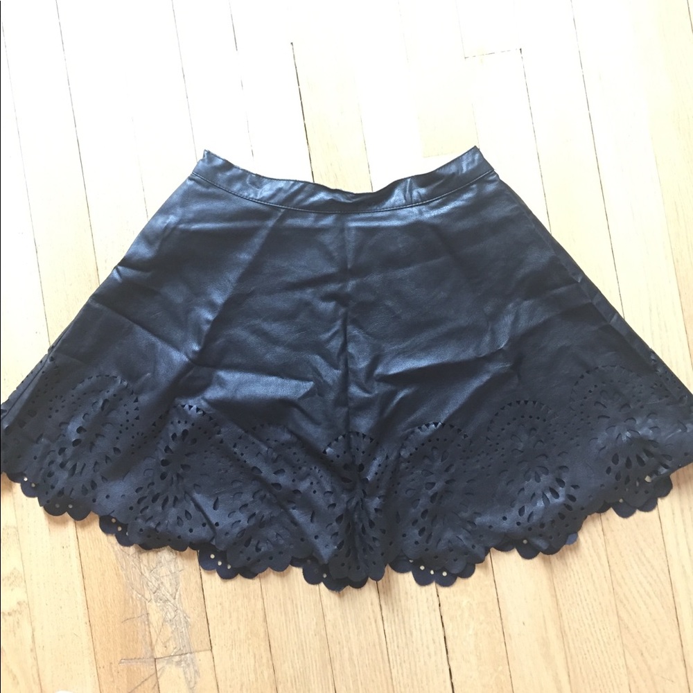 Pleather Skirt