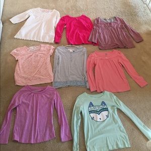 8 Tops size 6-7, brand names, excellent condition