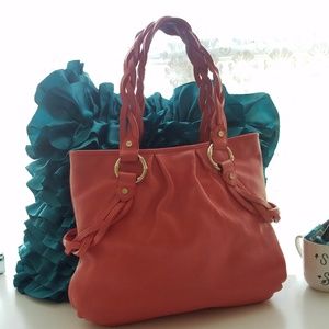 Elaine Coral Tote Bag