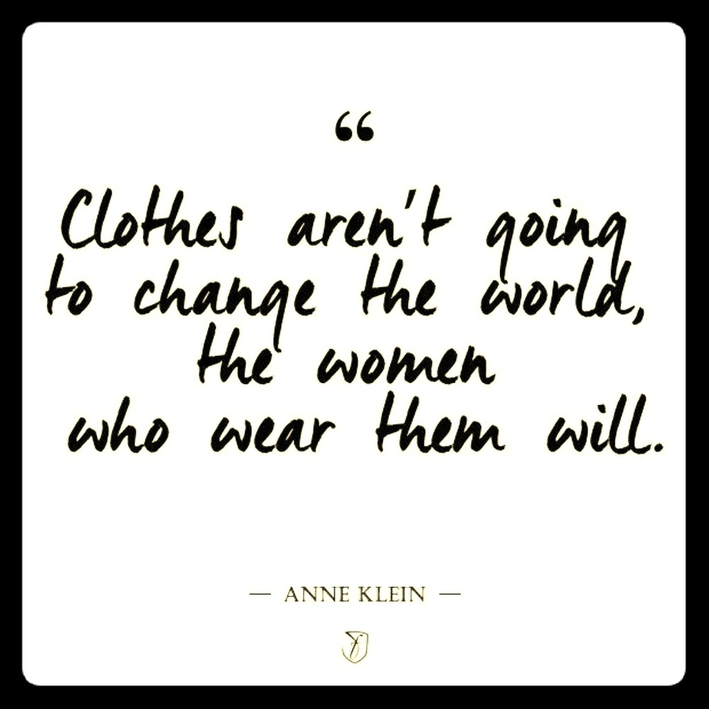 Go Forth and Change the World!