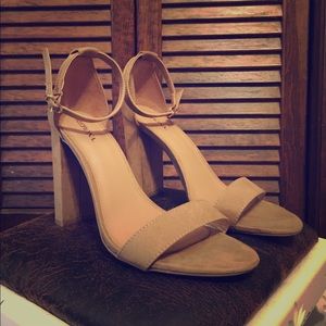 Nude Strappy Heels