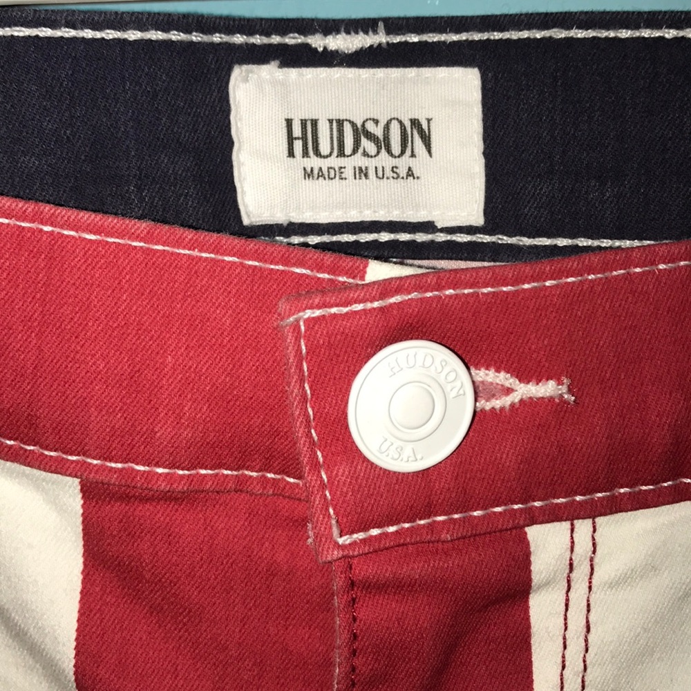 Hudson skinny crop pants
