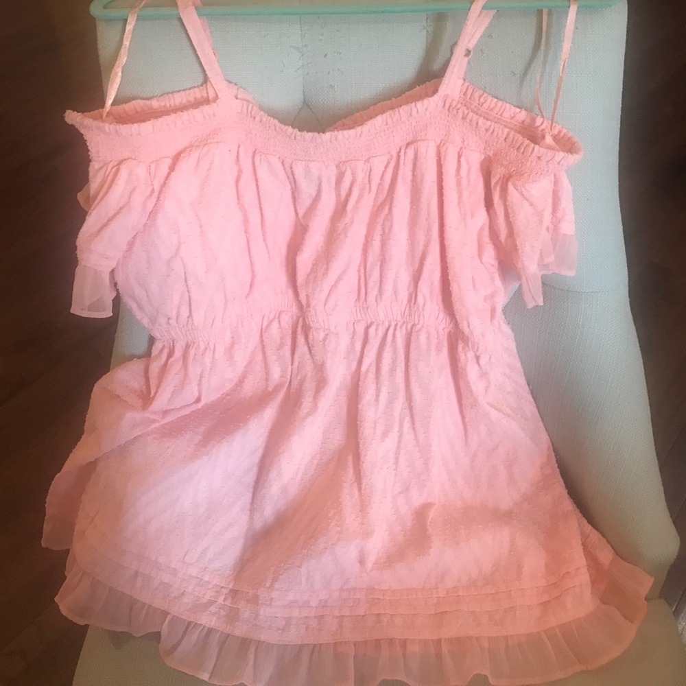 Peasant Shirt with Open Shoulders