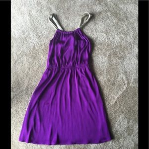 FINAL PRICE Purple satin dress