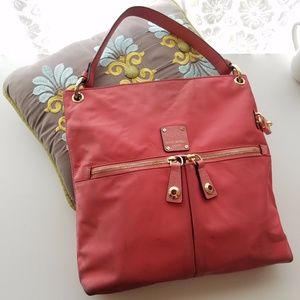 Henri Bendel pink Jetsetter crossbody