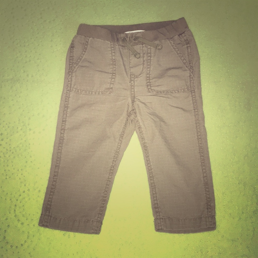 NWOT Ralph Lauren Ripstop Dusty Olive Chinos 12mos