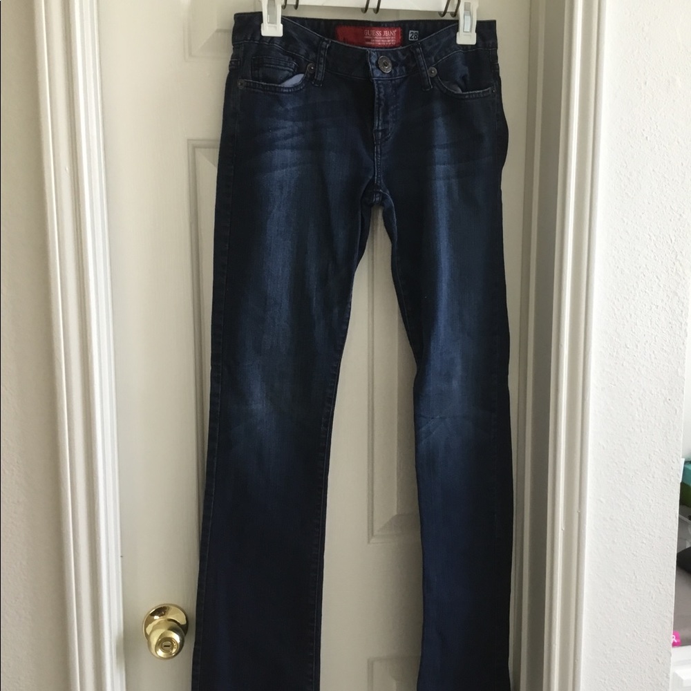 Guess dark blue jeans
