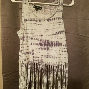 Fringe crop top