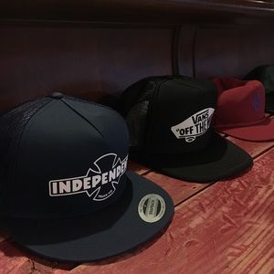 Never worn. Most hats are snap backs.