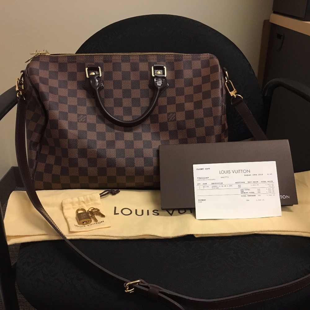 Louis Vouitton LV Speedy 35 Crossbody