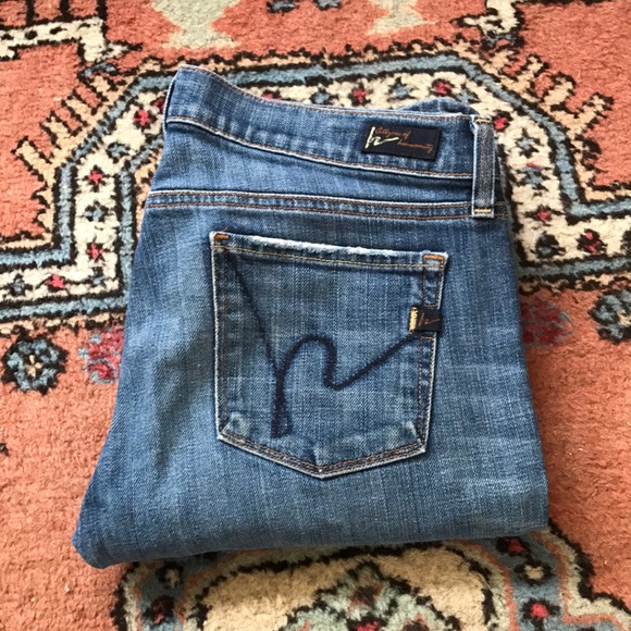 CITIZENS OF HUMANITY Bootcut, Low-rise Jeans Sz 29 - Picture 8 of 8