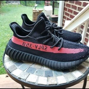 Cherry/Black Yeezys Sz 9 (100% Authentic)