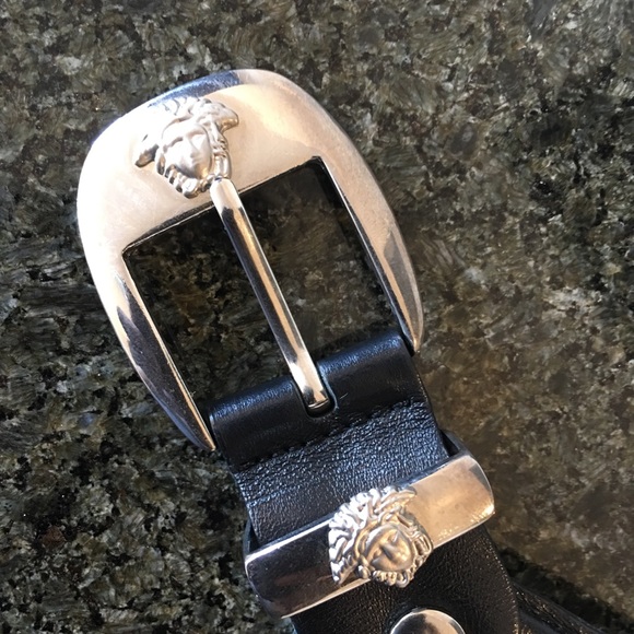 Authentic Versace medusa head logo