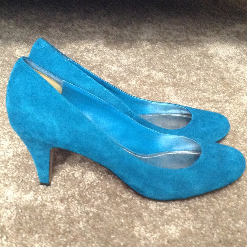 Blue heels