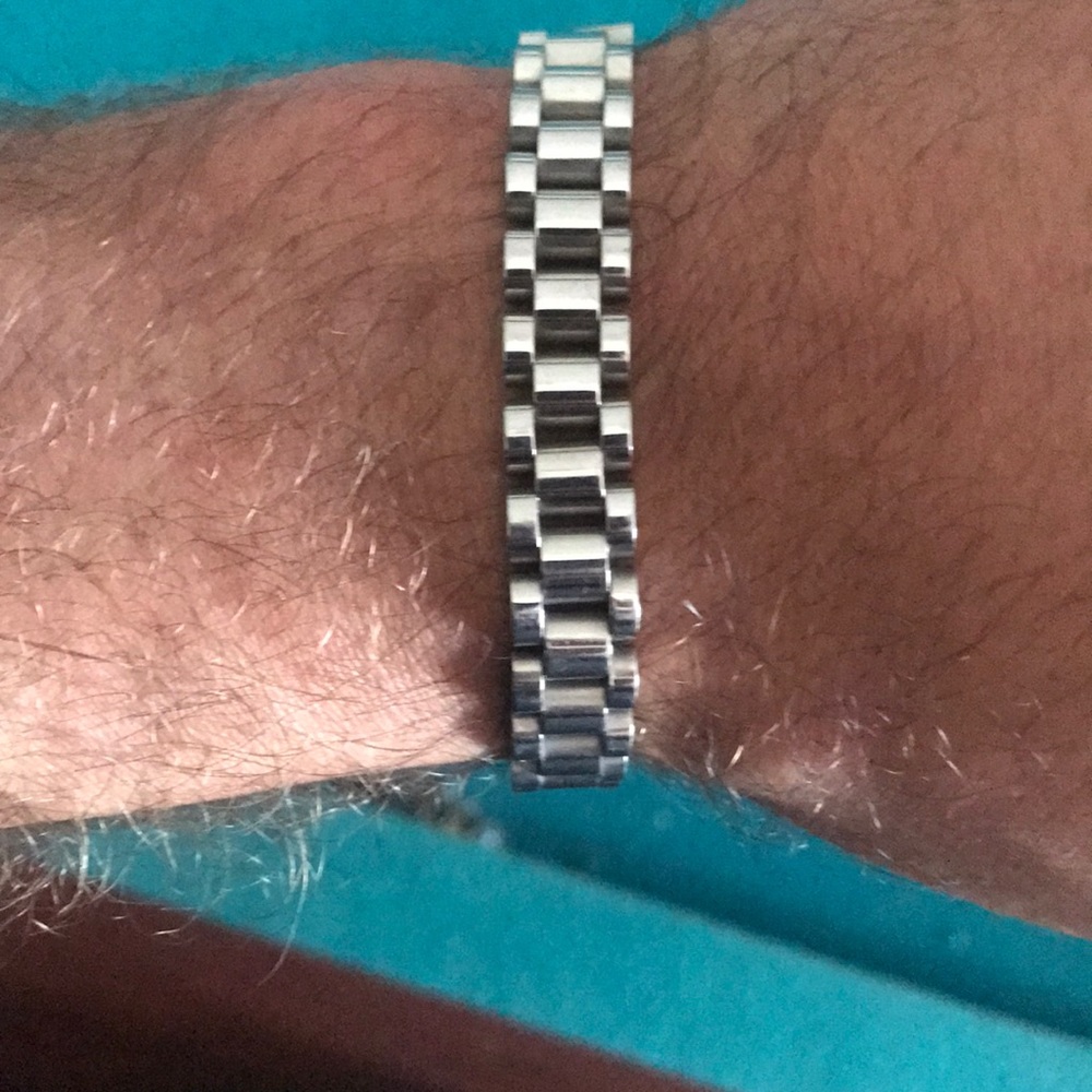 Men's steel bracelet