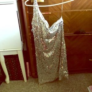 Sequined homecoming dress