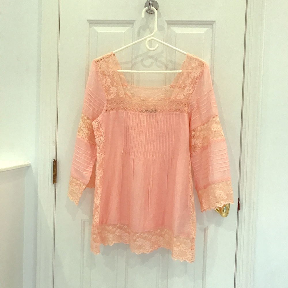 Pink tunic Calypso shirt
