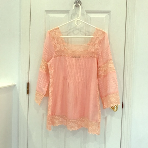 Pink tunic Calypso shirt - Picture 1 of 1