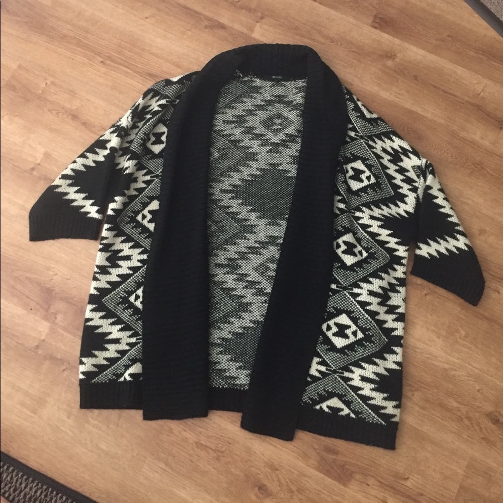 Over-sized Aztec Cardigan