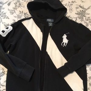 Polo Ralph Lauren hooded zip up sweater