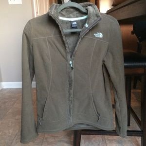 NWOT Green North Face Fleece Women's Jacket