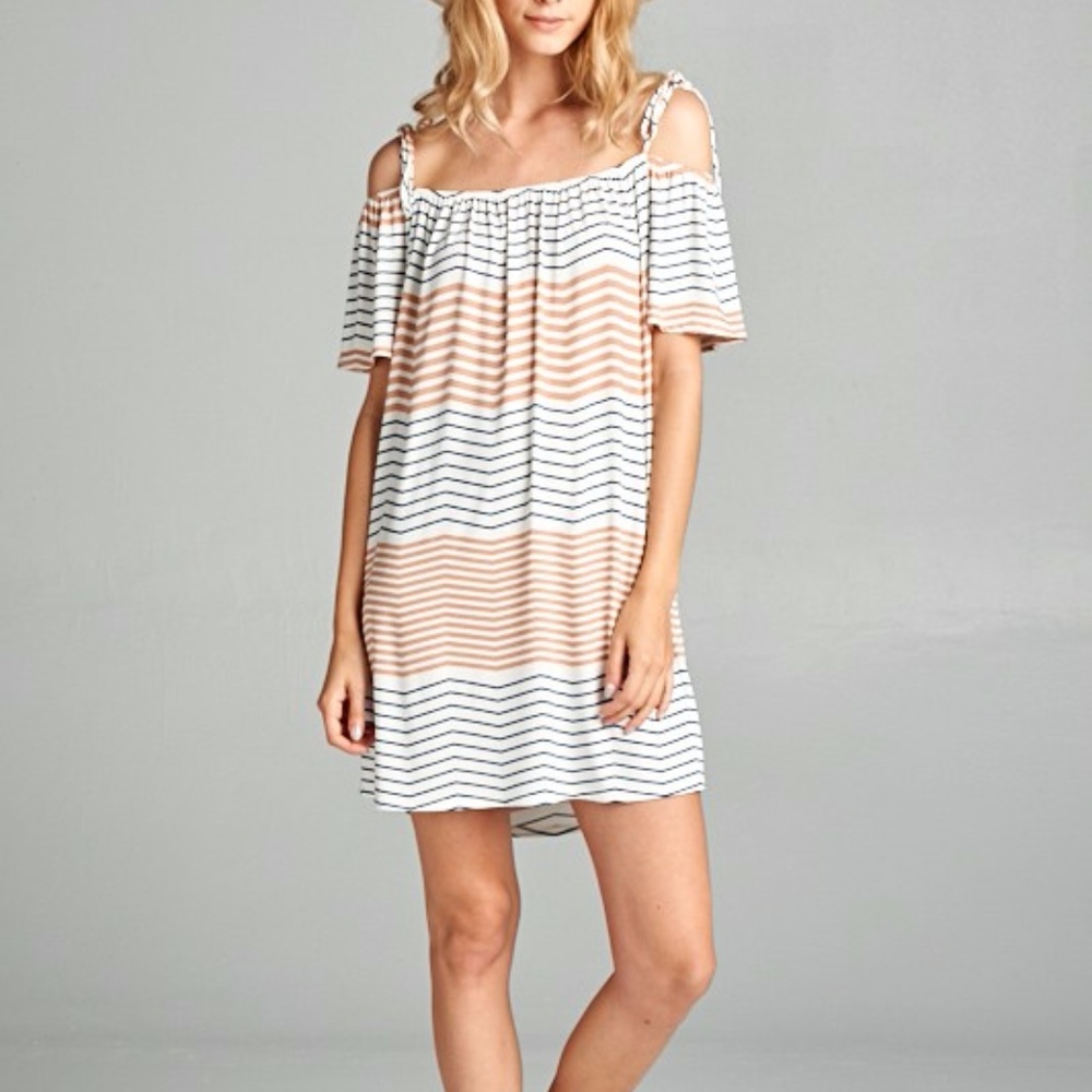 It's Summertime Open Shoulder Dress