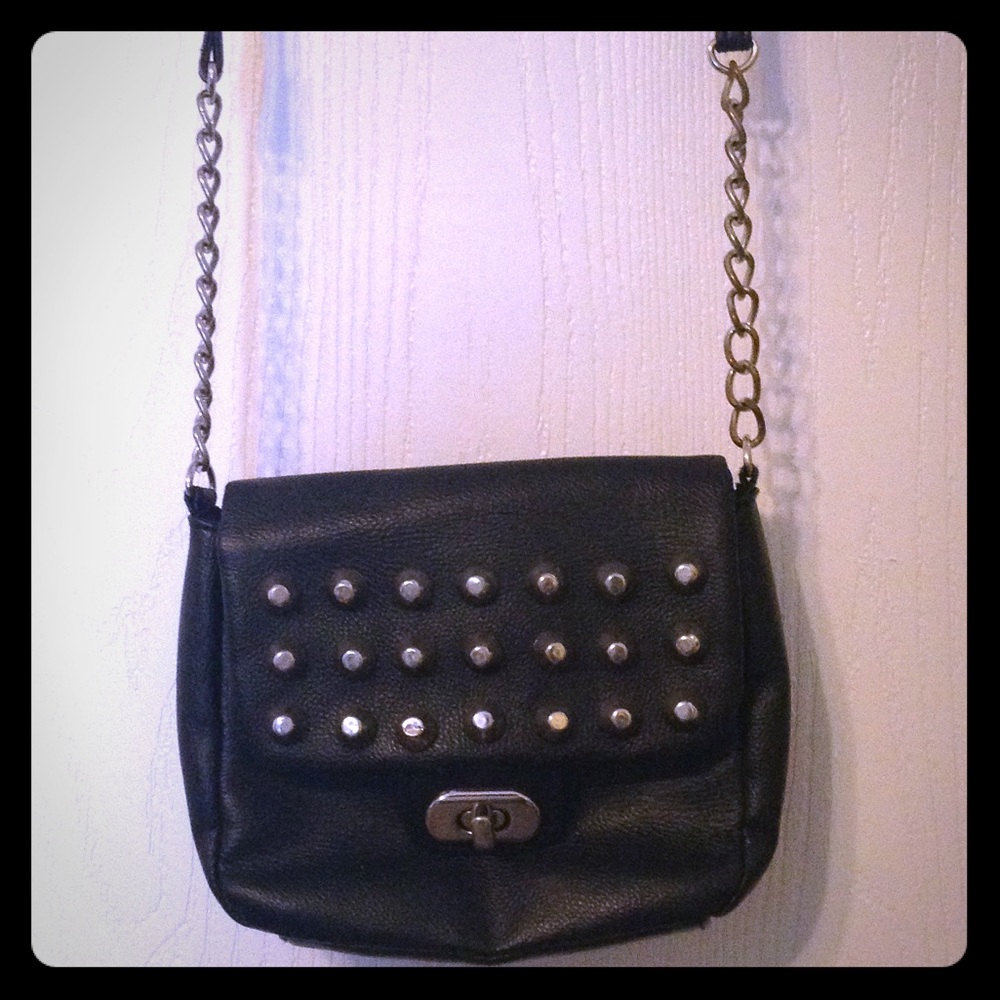 Black & silver purse