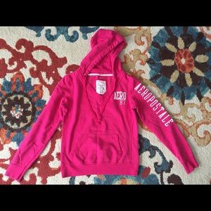 Pink Aeropostale Juniors Hoodie