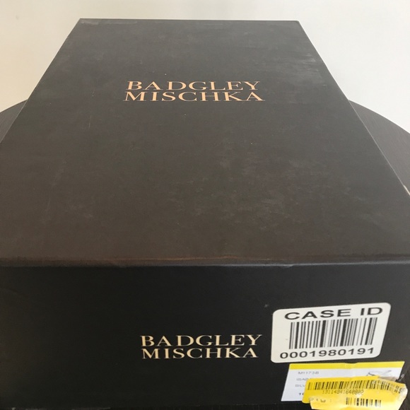 BADGLEY MISCHKA ISABELLA Silver Evening Sandals - Picture 7 of 7