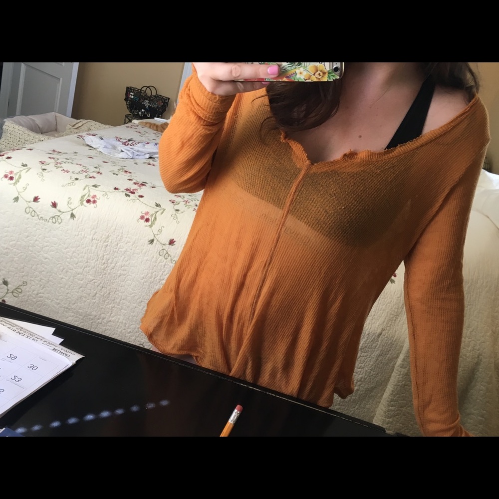 Yellow/orange shirt