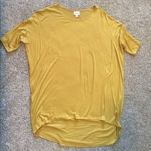Small LulaRoe Mustard Irma