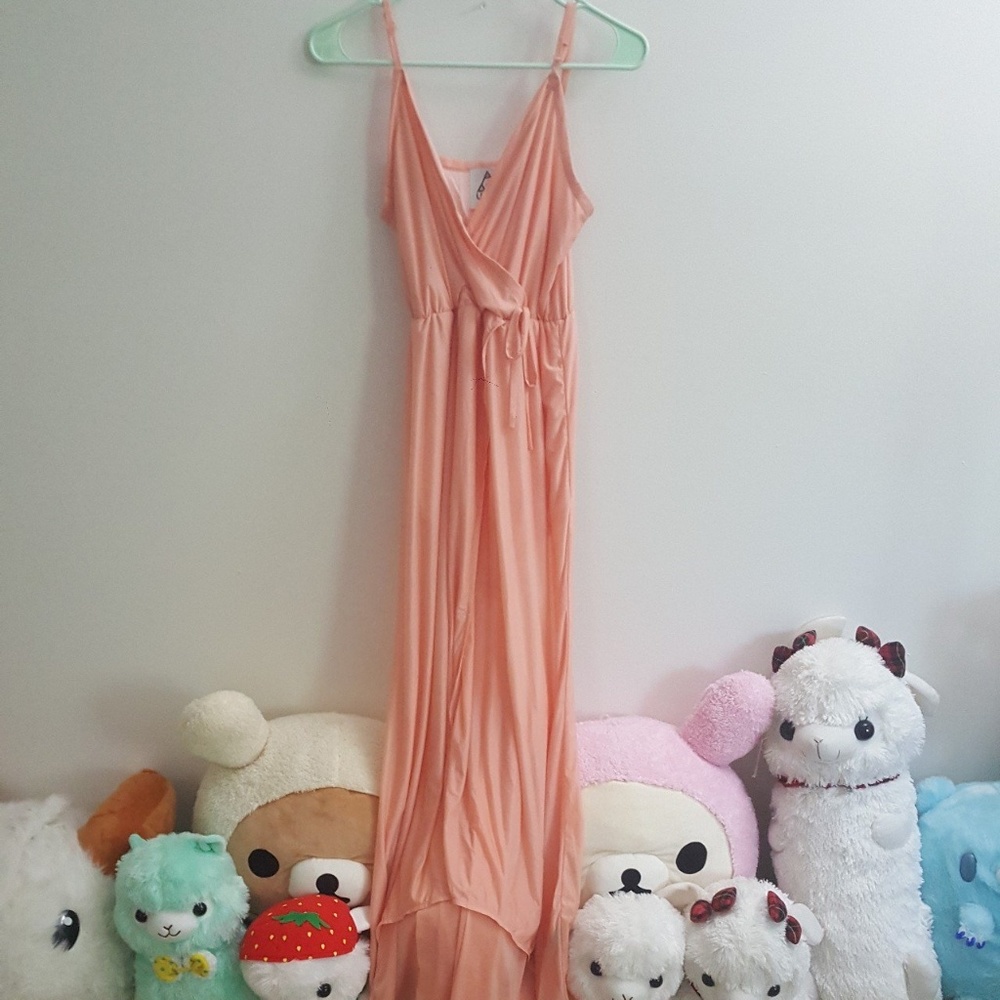Unif peach romper
