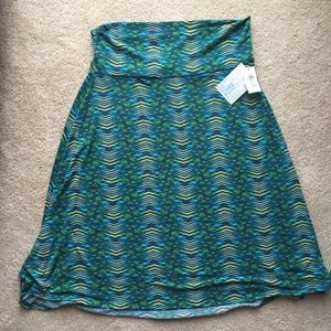 NWT LuLaRoe Airplane Azure