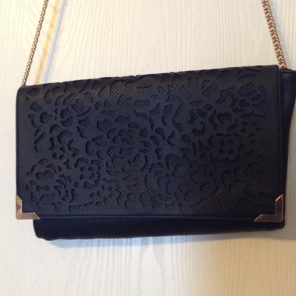 Black & gold purse