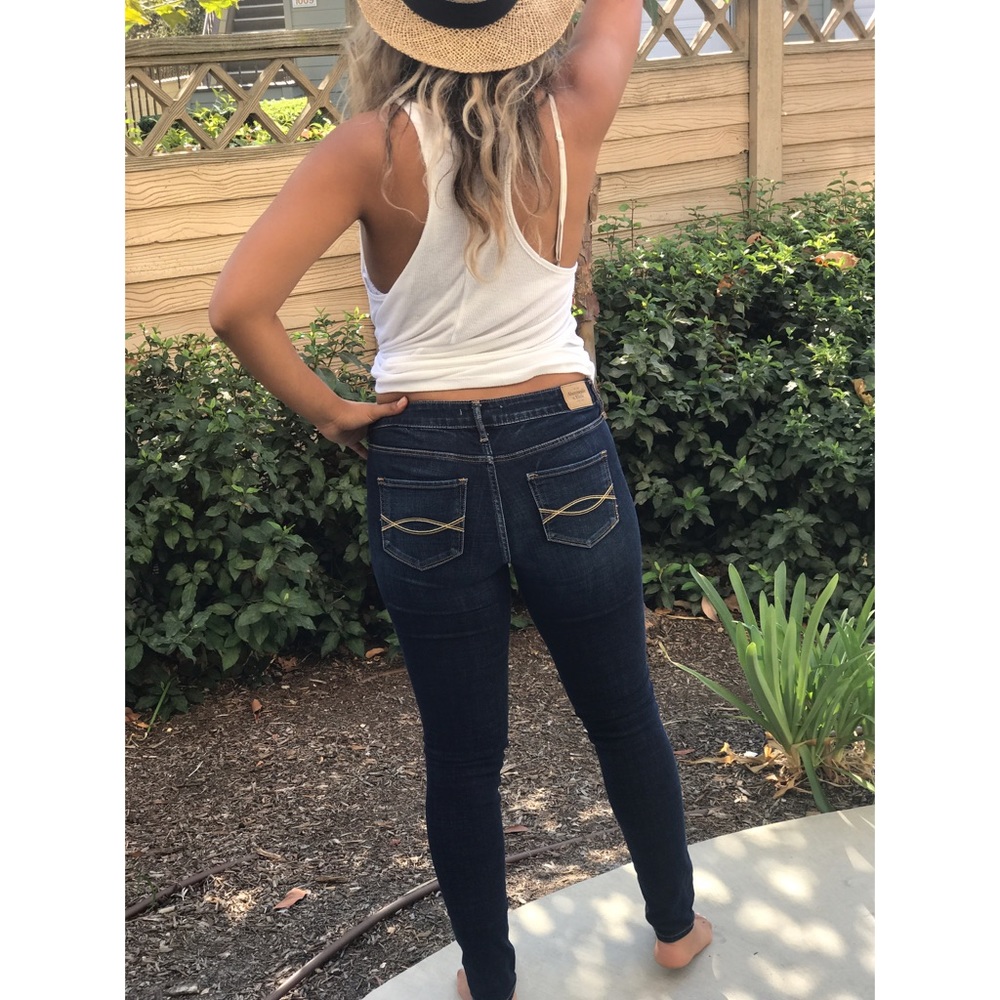 Abercrombie Dark Wash Super Skinny Jean