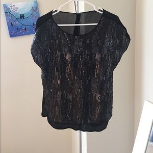 TROUVE SEQUIN TOP