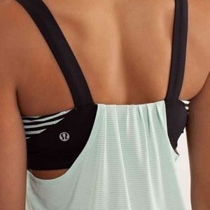 Lululemon Run Back on Track Tank 6 aquamarine