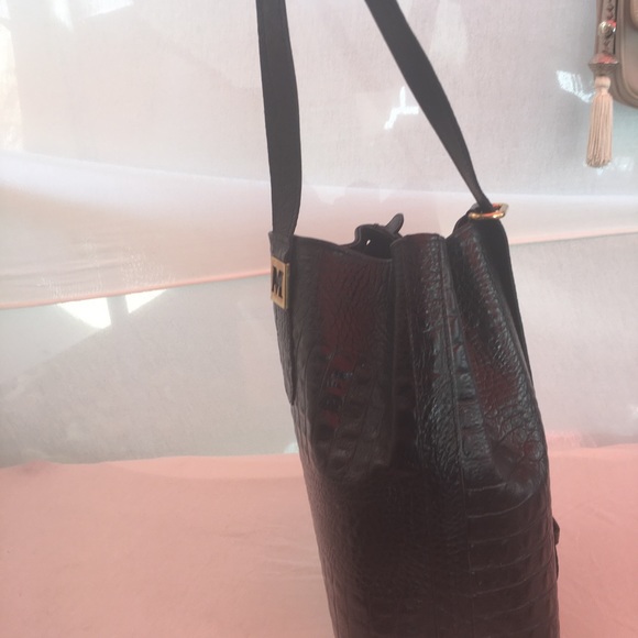 Mesace vintage crocodile vintage bucket bag - Picture 2 of 7