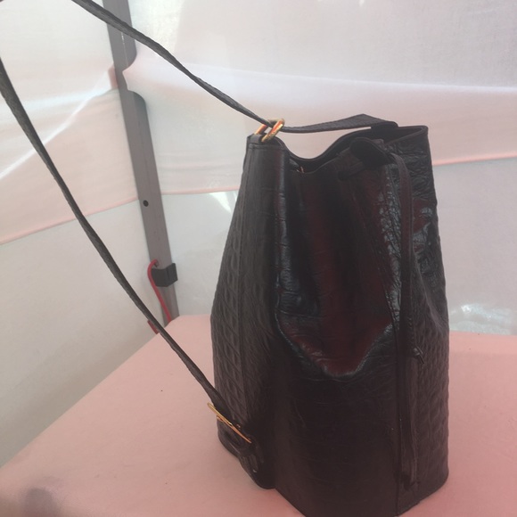 Mesace vintage crocodile vintage bucket bag - Picture 5 of 7