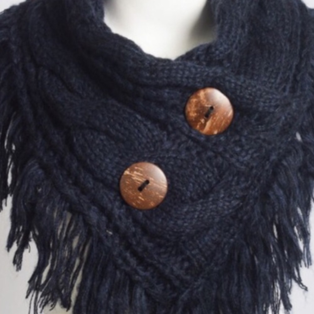 Navy infinity scarf