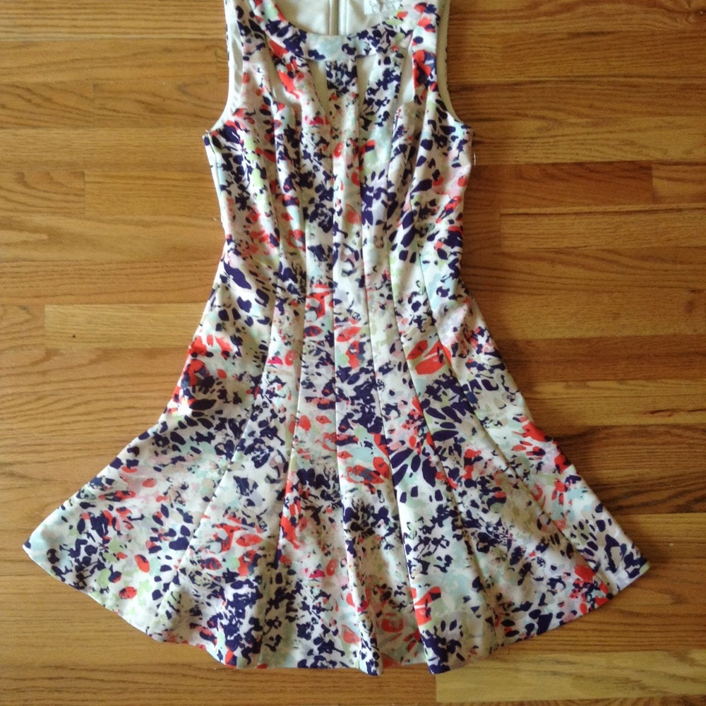Fit and Flair Floral Dress