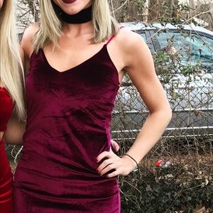 Velvet Dress AND Matching Choker for SALE