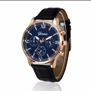 Men's watch luxury fashion analogue quartz system