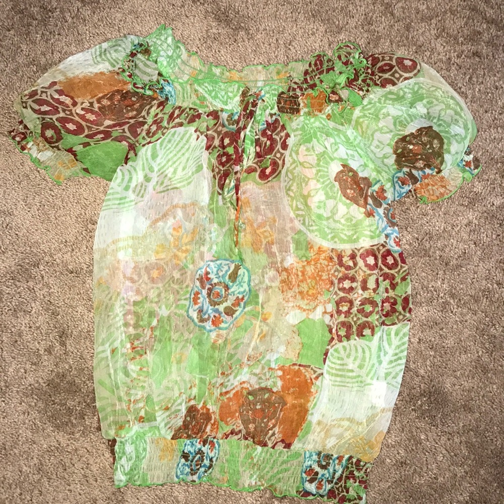 Multi colored blouse
